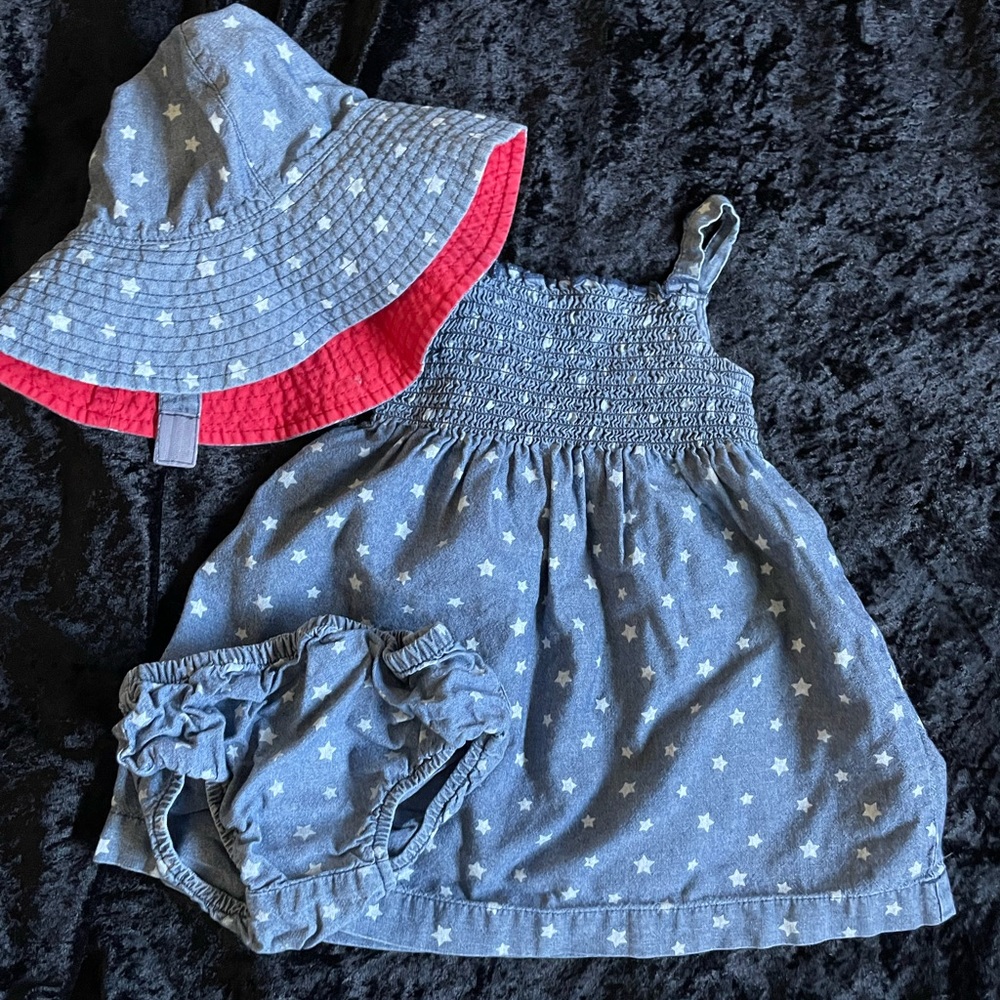 Carter’s 3 Piece Denim Dress Set